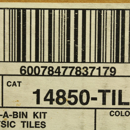 Leviton Custom Gray Tile Tag-A-Bin Organizing Kit with Clip-Rings 14850-TIL