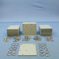 Leviton Custom Gray Tile Tag-A-Bin Organizing Kit with Clip-Rings 14850-TIL