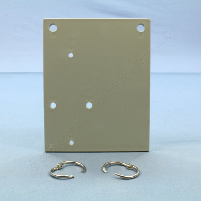 Leviton Custom Gray Tile Tag-A-Bin Organizing Kit with Clip-Rings 14850-TIL