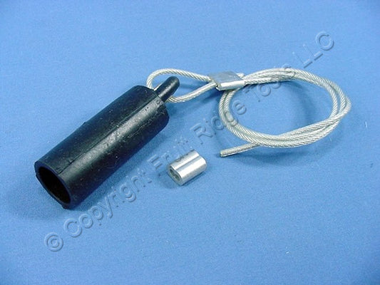 Leviton 15 Series Black Female Cam Type Taper Nose Plug Protective Cap 15P22-E