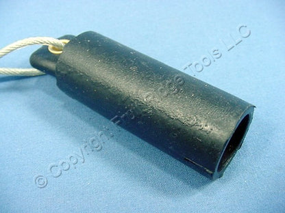 Leviton 15 Series Black Female Cam Type Taper Nose Plug Protective Cap 15P22-E