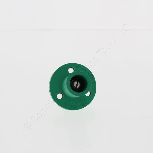 Leviton Green 15 Series TOUR Grade Male Panel Cam Plug Receptacle 125A 15R21-TG