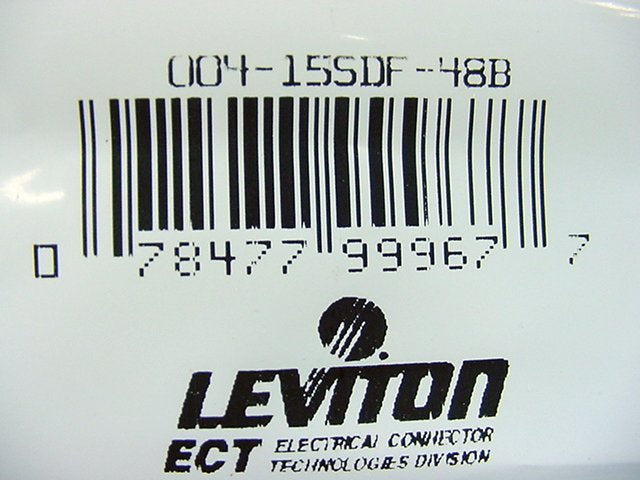 Leviton Blue Cam-Type Plug Insulating Sleeves Female ECT 15 Series 15SDF-48B