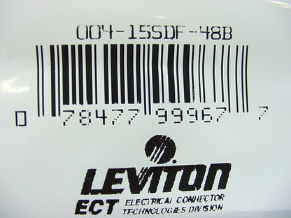 Leviton Blue Cam-Type Plug Insulating Sleeves Female ECT 15 Series 15SDF-48B