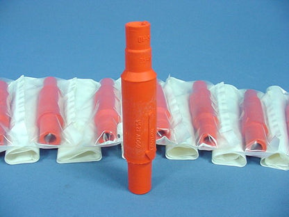 10 Leviton Orange Cam Plug Insulating Sleeves Female ECT 15 Series 15SDF-48O