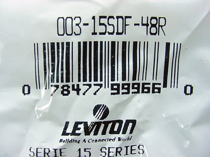 Leviton Red Cam-Type Plug Insulating Sleeves Female ECT 15 Series 15SDF-48R