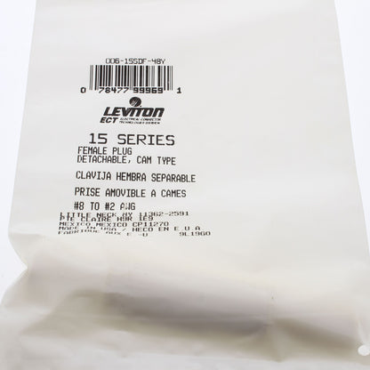 10 Leviton Yellow Cam Plug Insulating Sleeves Female ECT 15 Series 15SDF-48Y