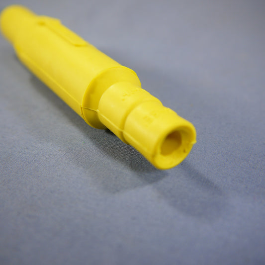 Leviton 15SDF-48Y Yellow Cam Plug Insulating Sleeve Female ECT 15 Series Bagged