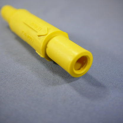 Leviton 15SDF-48Y Yellow Cam Plug Insulating Sleeve Female ECT 15 Series Bagged