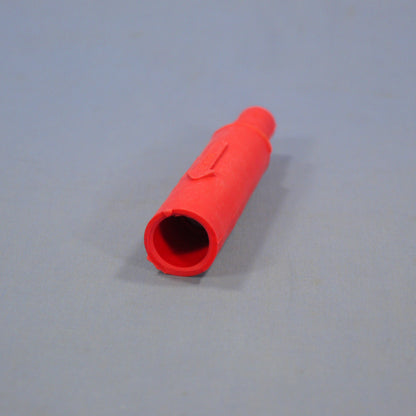 10 Leviton Red Cam-Type Plug Insulating Sleeves Male ECT 15 Series 15SDM-48R