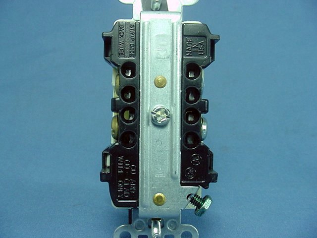 Leviton Almond Decora Commercial Receptacle Duplex Outlet 20A 16342-A