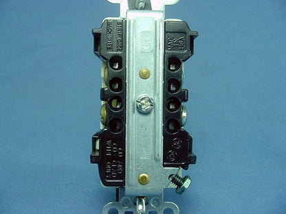 Leviton Almond Decora Commercial Receptacle Duplex Outlet 20A 16342-A
