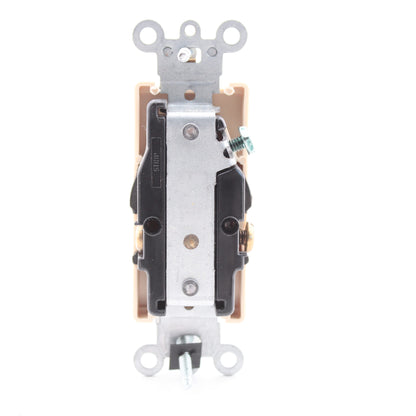 Leviton 16451-I Ivory 20A Decora Commercial Receptacle Single Outlet 6-20R 250V