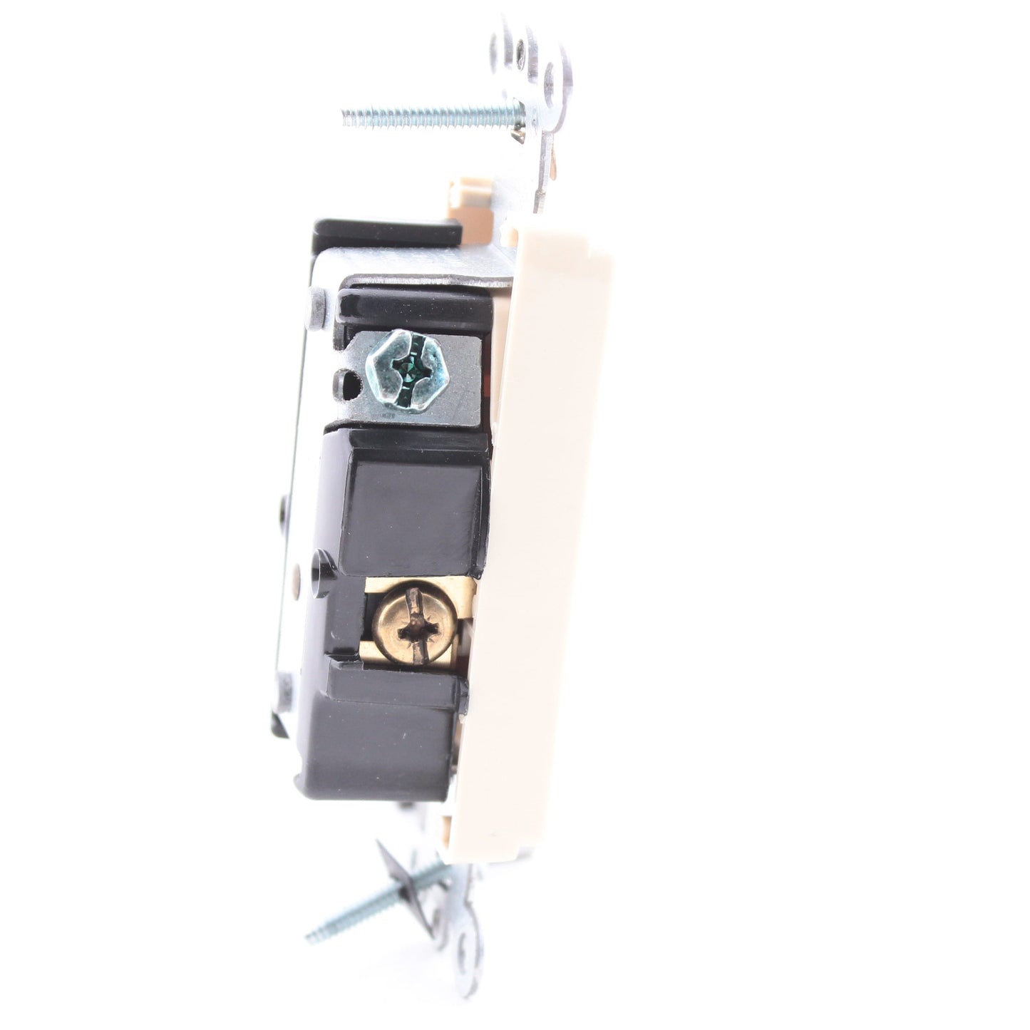 Leviton 16451-I Ivory 20A Decora Commercial Receptacle Single Outlet 6-20R 250V