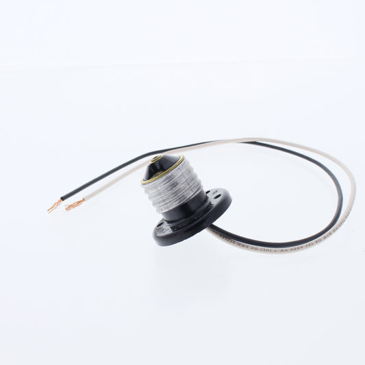 10 Leviton Phenolic Flanged Adapters Male E26 Medium Base 18ga Wire Leads 660W