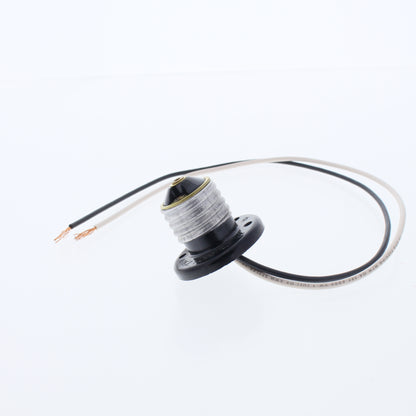 Leviton Phenolic Flanged Adapter Male E26 Medium Base 18ga Wire Leads 660W #165