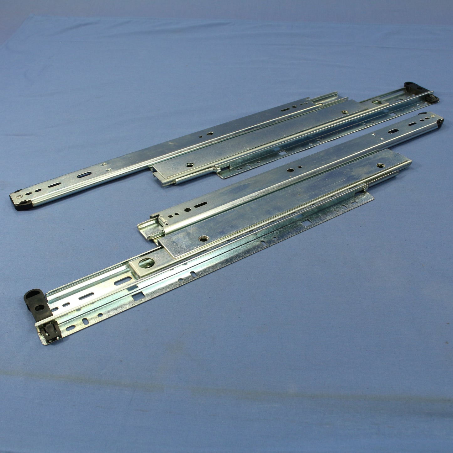 Glide-Rite 16" Full Extension Drawer Slides Side Mount 150-lb Capacity 10-Pair