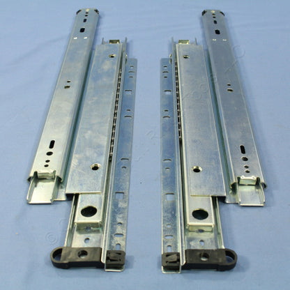 Glide-Rite 16" Full Extension Drawer Slides Side Mount 150-lb Capacity 10-Pair