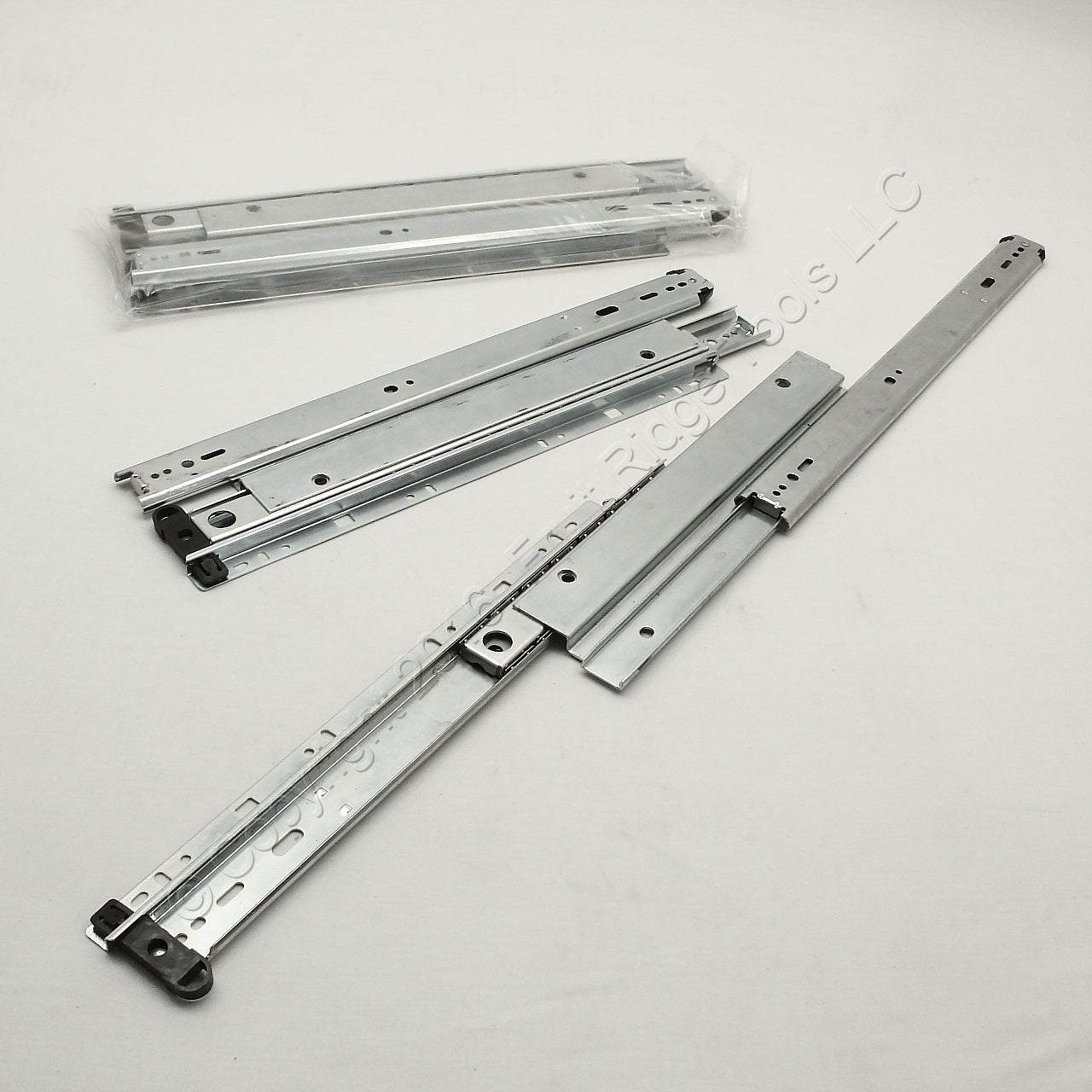 2 Pair 16" Side Mount 150-lb Capacity Full Extension Standard Drawer Slides