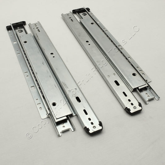 Glide Rite 16" Side Mount Heavy Duty Full 150-lb Extension Drawer Slides 1-pair