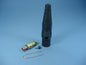 Leviton Black ECT 16 Series Male Detachable Cam-Type Plug 220A Crimped 16D25-E