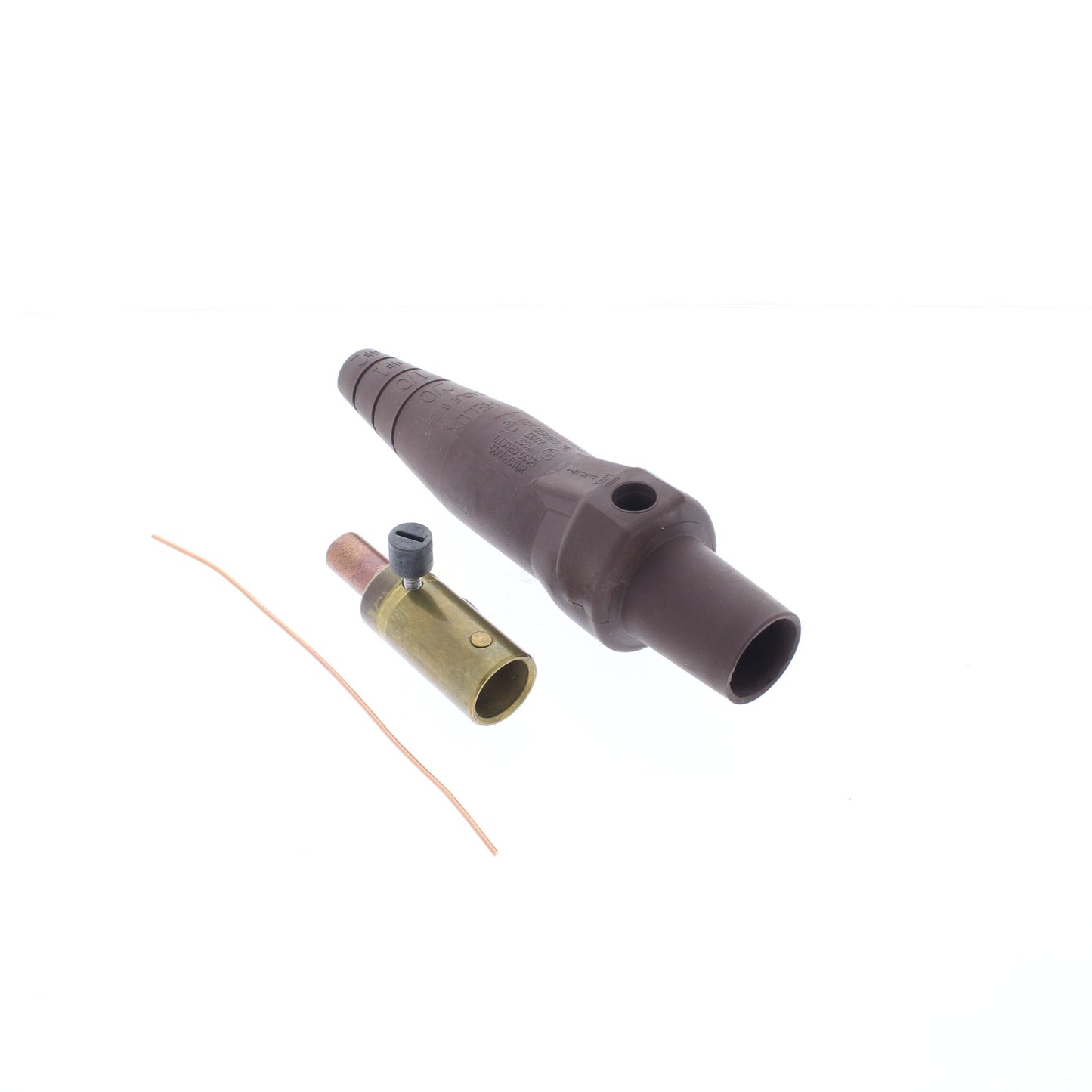 Leviton Brown 16 Series Female Detachable Cam-Type Plug 220A 600V Crimped 16D34