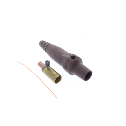 Leviton Brown 16 Series Female Detachable Cam-Type Plug 220A 600V Crimped 16D34