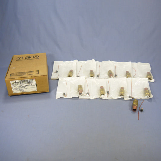 10 Leviton 16 Series Detachable Female Cam-Type Plug 400A 600V Crimped 16D37-C