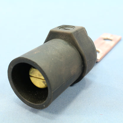 Leviton Black 16 Series Cam-Type Terminal Connector Offset 400A 600V 16M22-2E