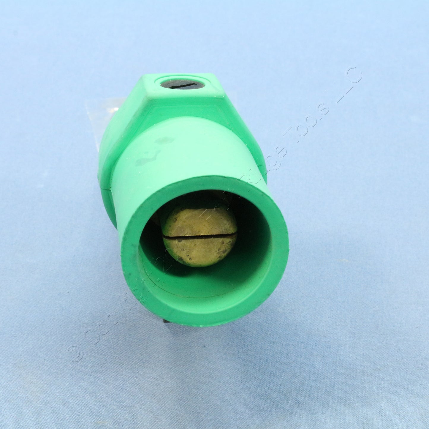 Leviton Green 16 Series Cam-Type Terminal Connector Offset 400A 600V 16M22-2G