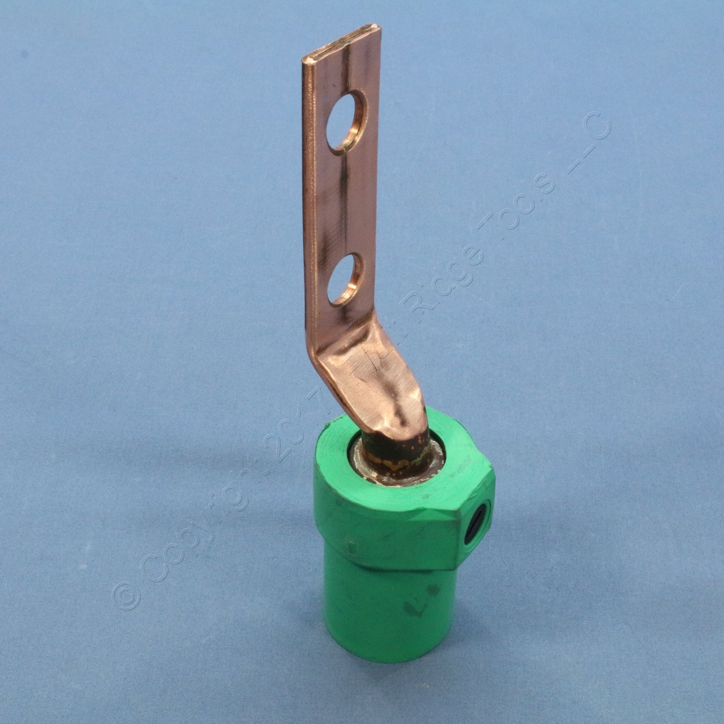 Leviton Green 16 Series Cam-Type Terminal Connector Offset 400A 600V 16M22-2G