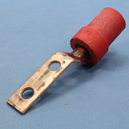 Leviton Red 16 Series Cam-Type Terminal Connector Offset 400A 600V 16M22-2R