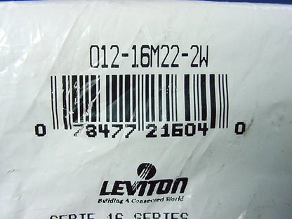 Leviton White ECT 16 Series Cam-Type Terminal Connector Offset 400A 600V 16M22-W