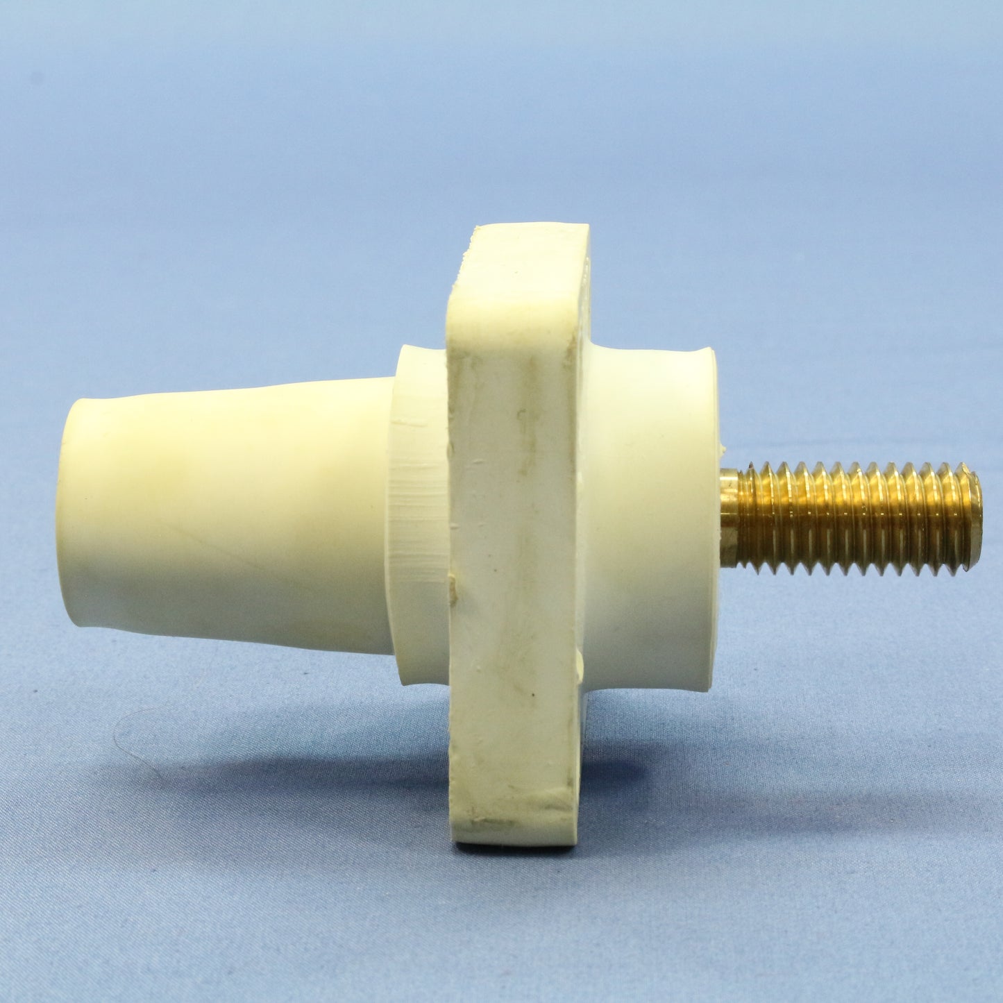 Leviton White Female Threaded Cam Plug Panel Receptacle 16 Series 400A 16R24-11W