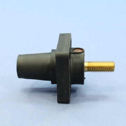 Leviton 16R24-12E Black 400A Female Threaded Cam Plug Panel Receptacle 16 Series