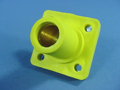 Leviton Yellow 16 Series Receptacle Outlet 3/4" Stud 400A 16R24-Y Female