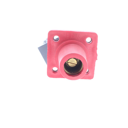 Leviton Red 16RSW-R Cam-Type Plug Panel Receptacle Microswitch ECT 16 Series