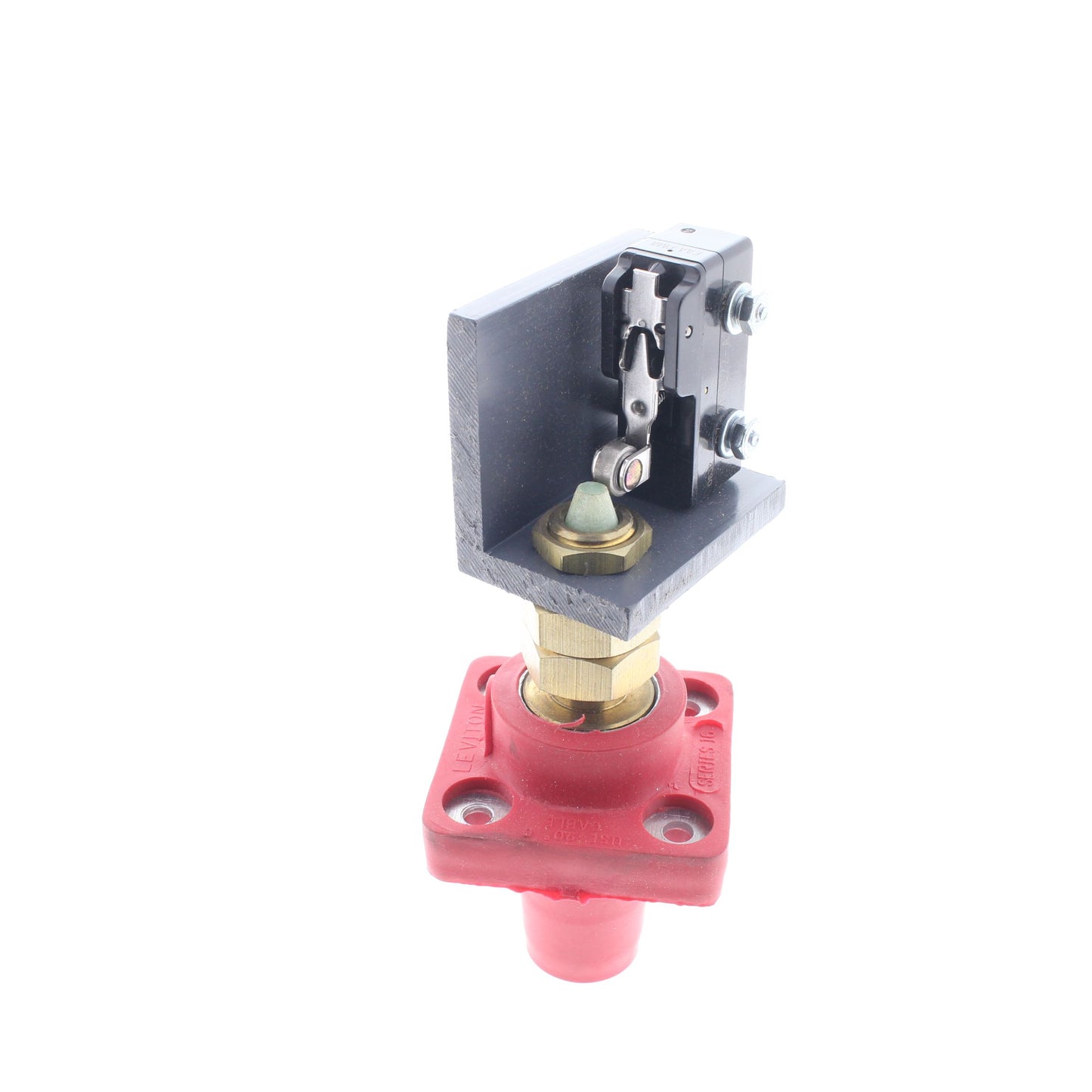 Leviton Red 16RSW-R Cam-Type Plug Panel Receptacle Microswitch ECT 16 Series