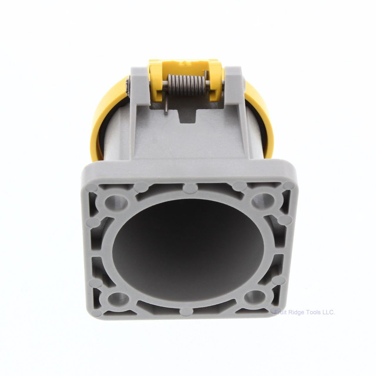 Leviton 16 Series Yellow Panel Mount Housing Automatic Closing Lid 16S31-Y