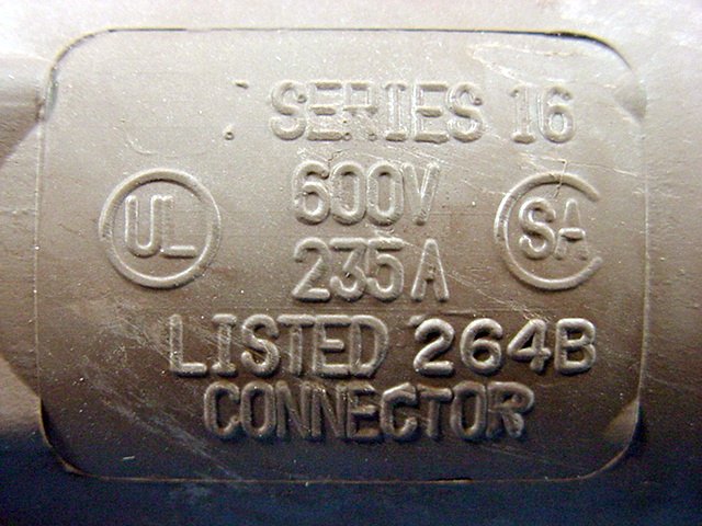 Leviton 16SDF-22H Brown Cam Plug Insulating Sleeve Female ECT 16 Series Bulk