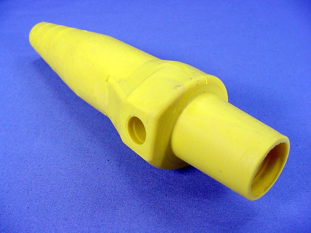 Leviton Yellow Cam Plug Insulator Sleeve Female ECT 16 Series 16SDF-22Y Bagged