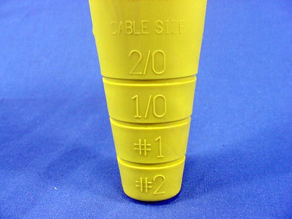 Leviton 16SDF-22Y Yellow Cam Plug Insulator Sleeve Female ECT 16 Series Bulk