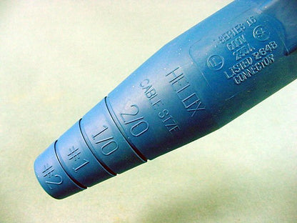 Leviton Blue Cam-Type Connector Plug Insulator Sleeve Male 16 Series 16SDM-22B