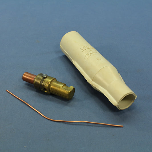 Leviton 16V21-W White 16 Series Cam Type Female Vulcanized Plug High Amp 235A