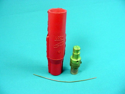 Leviton Red 16 Series Male Vulcanized Cam-Type Plug 400A 600V Crimped 16V24-R