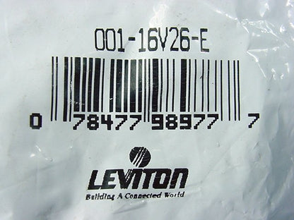 Leviton Black 16 Series ECT Female Vulcanized Cam-Type Plug 400A 600V 16V26-E