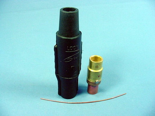 Leviton Black 16 Series Female Vulcanized Cam-Type Plug 400A 600V 16V28-E