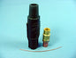 Leviton Black 16 Series Female Vulcanized Cam-Type Plug 400A 600V 16V28-E