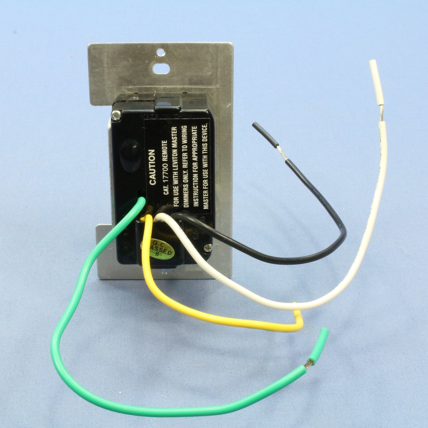 Leviton Black Decora MicroDim On/Off Preset 4-Scene Selector Controller 17700-E