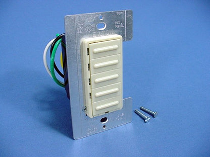 Leviton 17700-MOI Ivory On/Off Preset Monet 4-Scene Selector MicroDim Controller